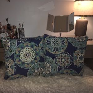 Blue Target Decorative Pillows